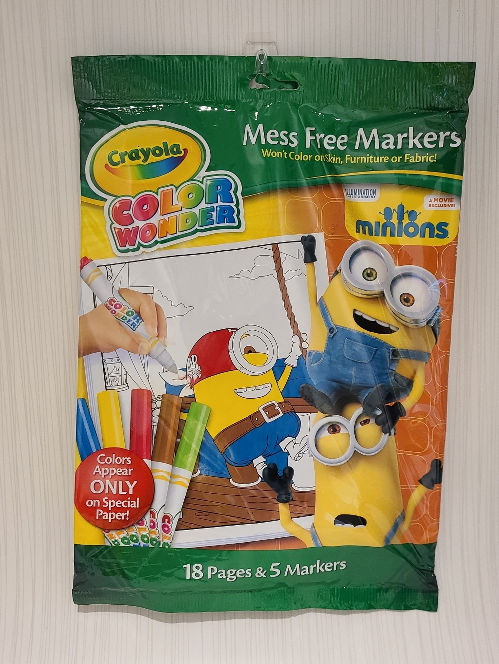 Crayola Color Wonder Mess Free Markers 5 Markers And 18 Pages